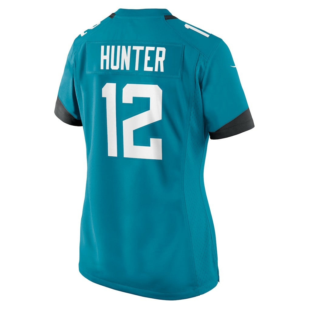 Travis Hunter Jacksonville Jaguars Women's 2025 NFL Draft First Round Pick Team Game Player Jersey - Teal outlet