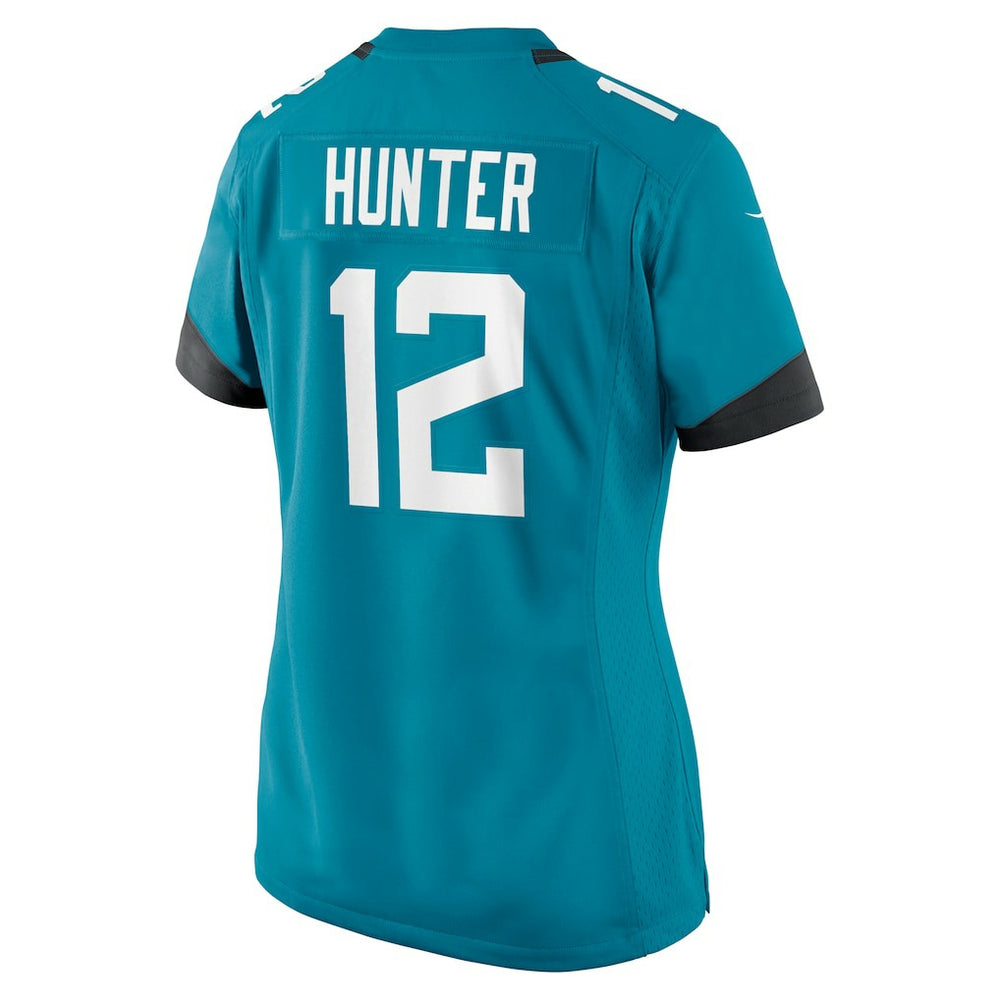 Travis Hunter Jacksonville Jaguars Women's 2025 NFL Draft First Round Pick Team Game Player Jersey - Teal outlet