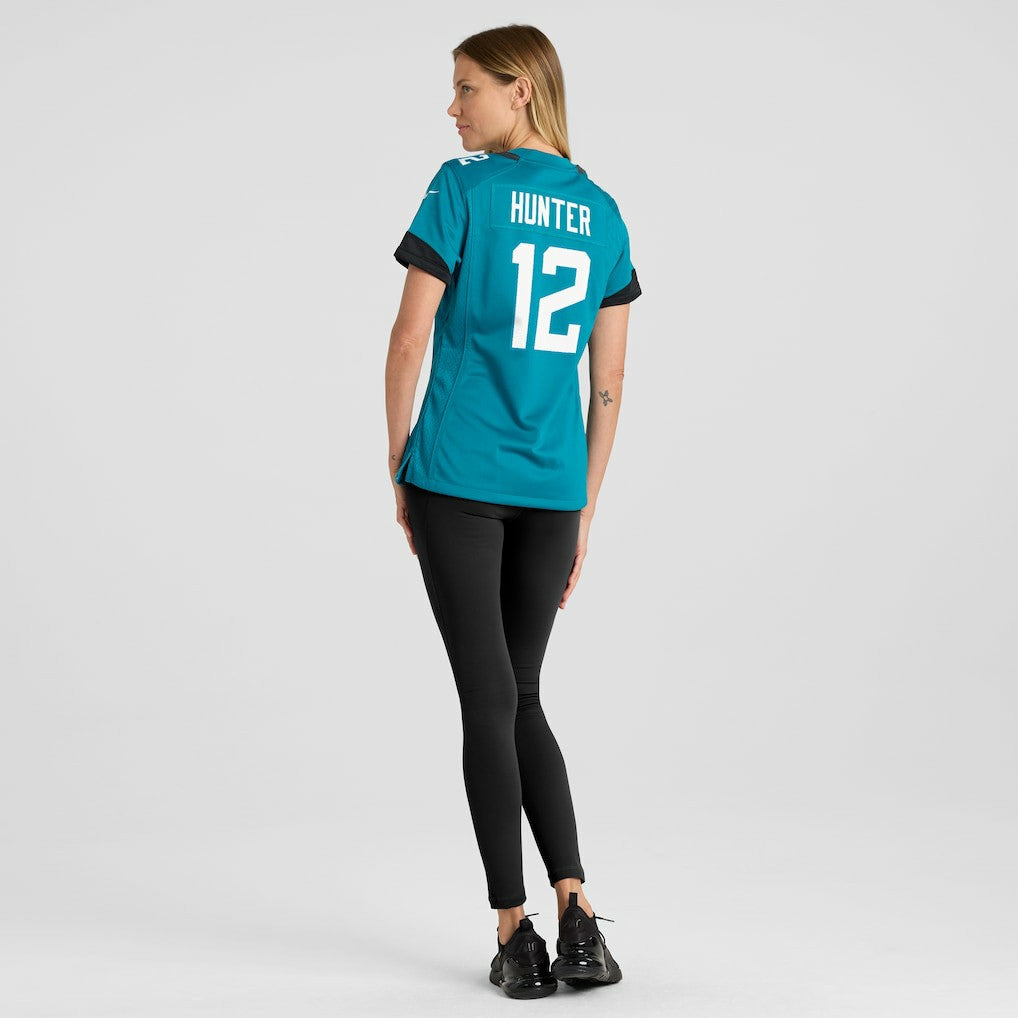 Travis Hunter Jacksonville Jaguars Women's 2025 NFL Draft First Round Pick Team Game Player Jersey - Teal outlet