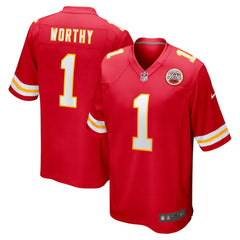 Xavier Worthy Kansas City Chiefs Player Game Jersey - Red online