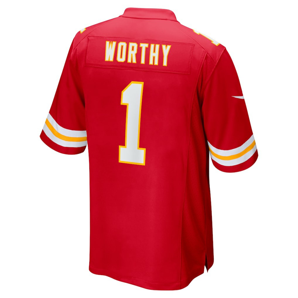 Xavier Worthy Kansas City Chiefs Player Game Jersey - Red online