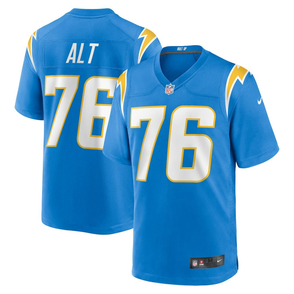 Joe Alt Los Angeles Chargers Player Game Jersey - Powder Blue sale