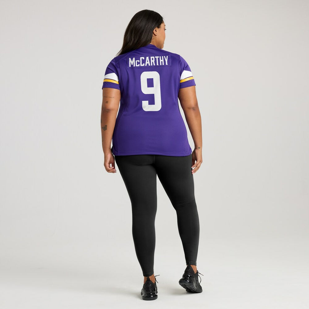 J.J. McCarthy Minnesota Vikings Women's Player Game Jersey - Purple sale
