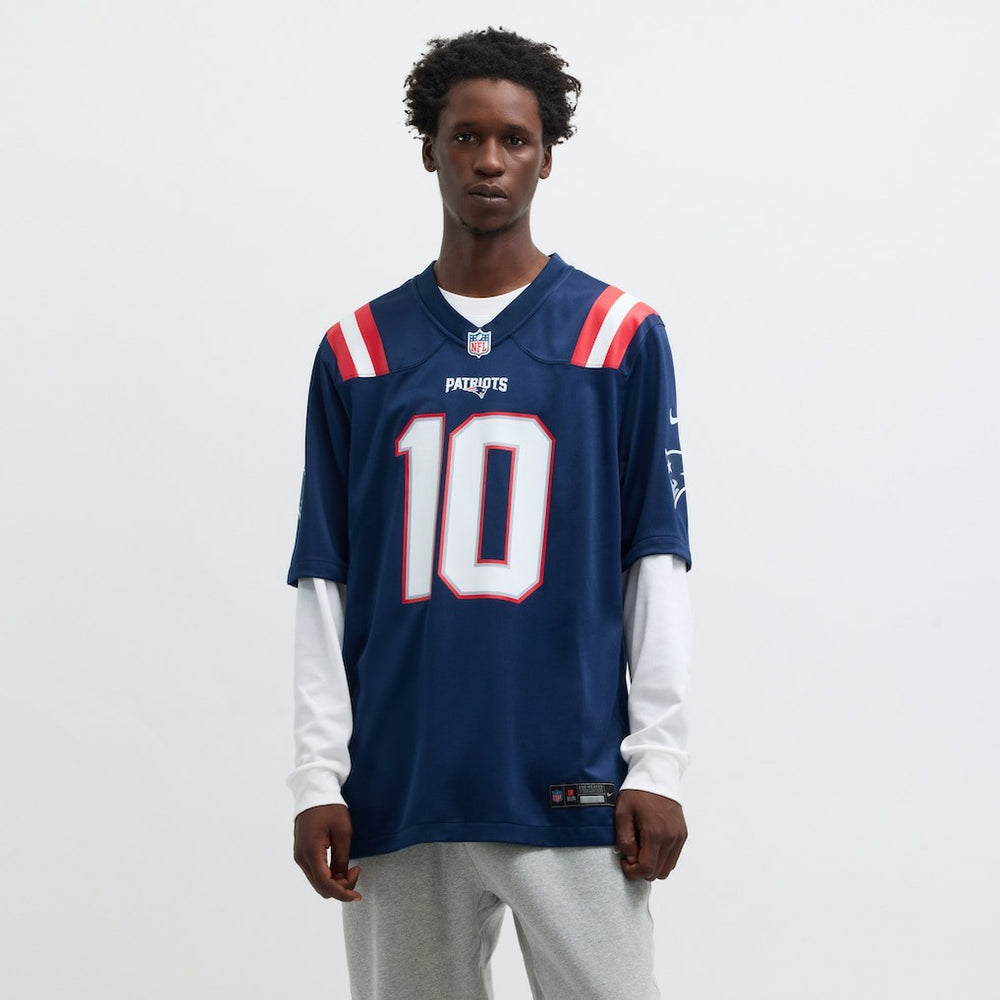 Drake Maye New England Patriots Player Game Jersey - Navy cheap