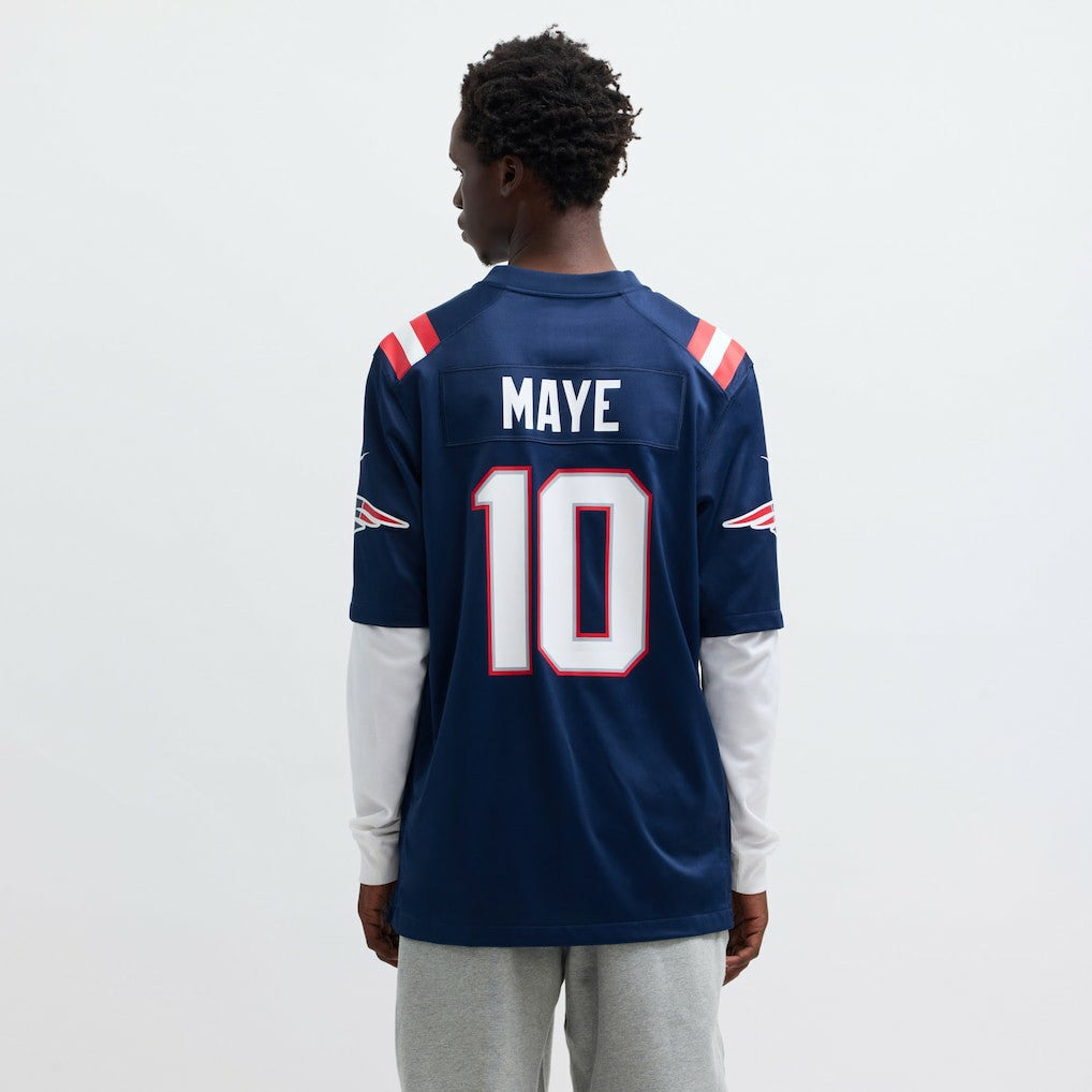 Drake Maye New England Patriots Player Game Jersey - Navy cheap