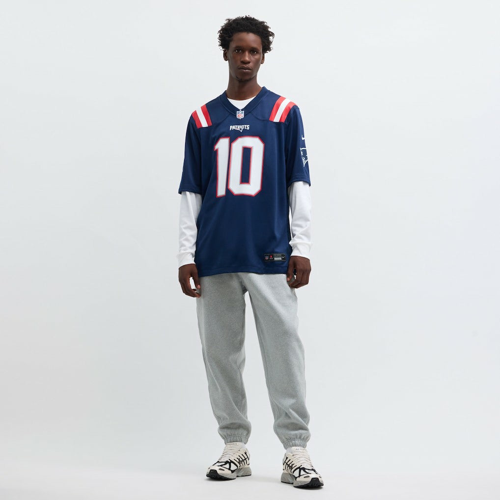 Drake Maye New England Patriots Player Game Jersey - Navy cheap