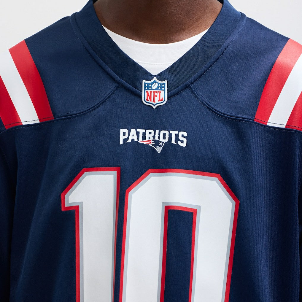 Drake Maye New England Patriots Player Game Jersey - Navy cheap