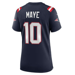 Drake Maye New England Patriots Women's Player Game Jersey - Navy on sale