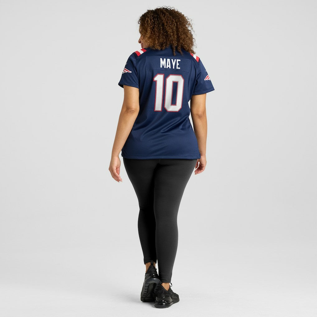 Drake Maye New England Patriots Women's Player Game Jersey - Navy on sale