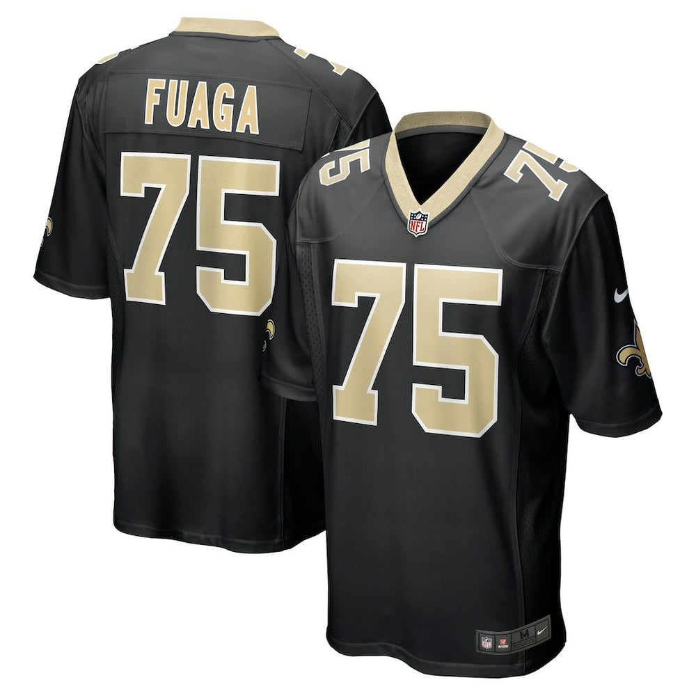 Taliese Fuaga New Orleans Saints Player Game Jersey - Black for sale