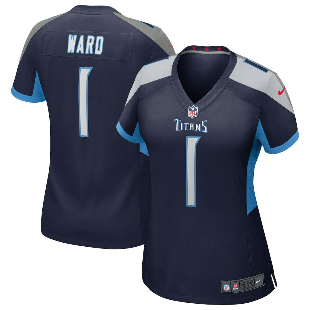 Cameron Ward Tennessee Titans Women's 2025 NFL Draft First Round Pick Alternate Game Jersey - Navy sale