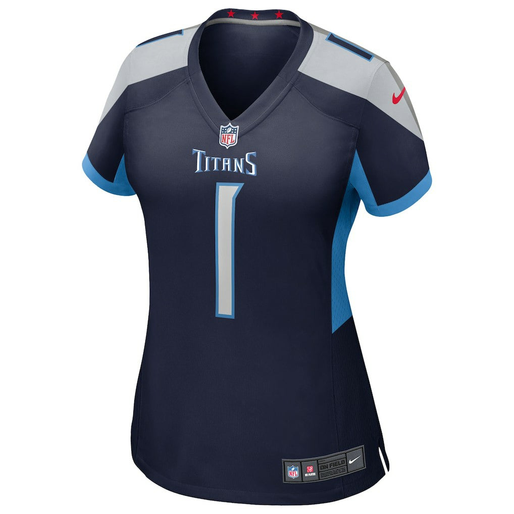 Cameron Ward Tennessee Titans Women's 2025 NFL Draft First Round Pick Alternate Game Jersey - Navy sale