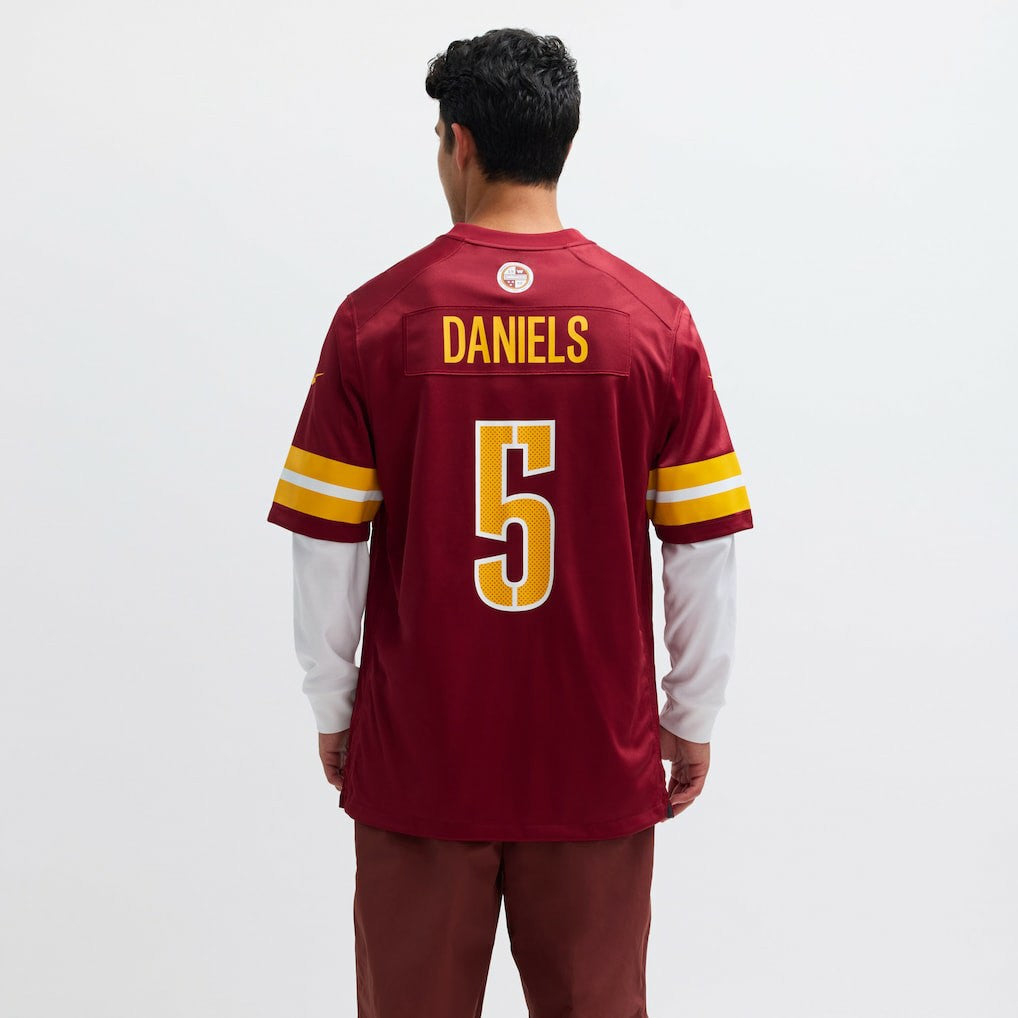 Jayden Daniels Washington Commanders Player Game Jersey - Burgundy for sale