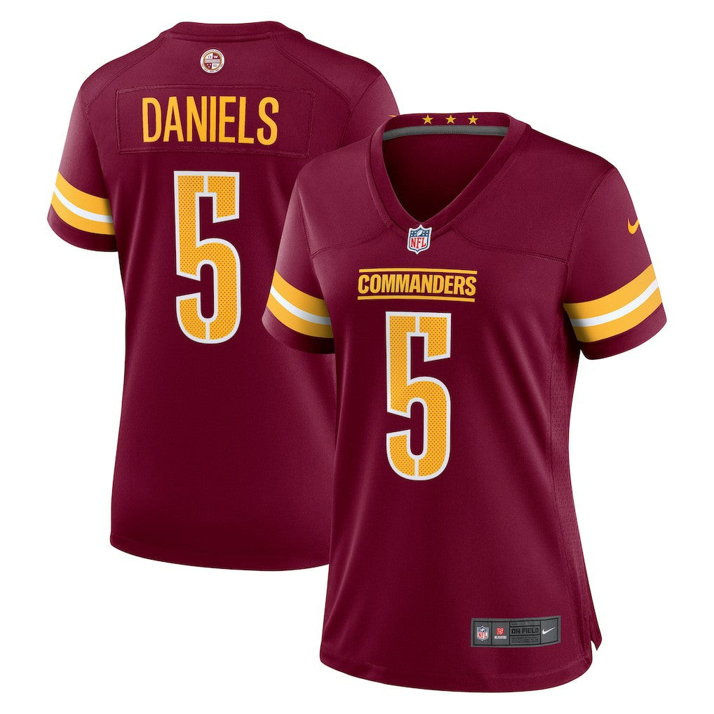 Jayden Daniels Washington Commanders Women's Player Game Jersey - Burgundy discount