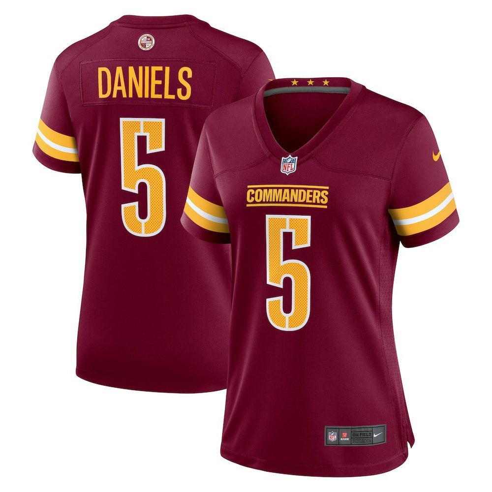 Jayden Daniels Washington Commanders Women's Player Game Jersey - Burgundy discount