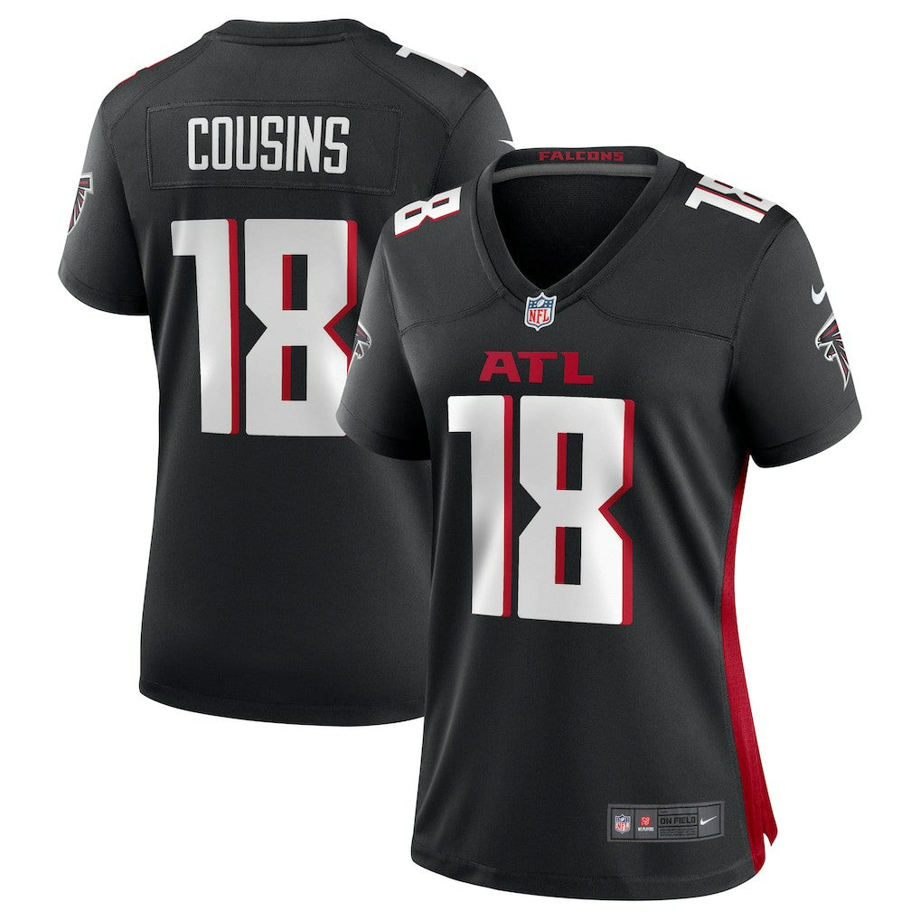 Kirk Cousins Atlanta Falcons Women's Game Player Jersey - Black outlet