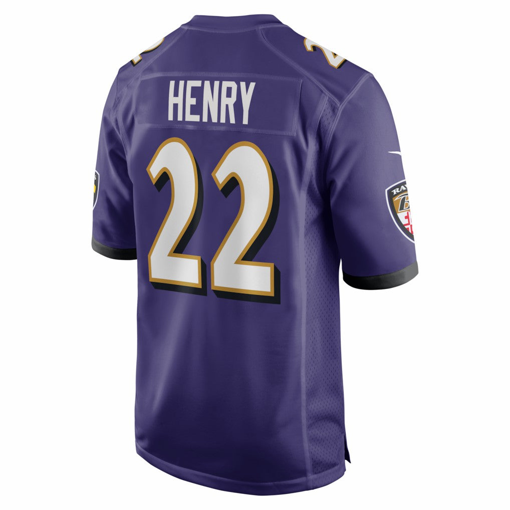 Derrick Henry Baltimore Ravens Game Player Jersey - Purple for sale