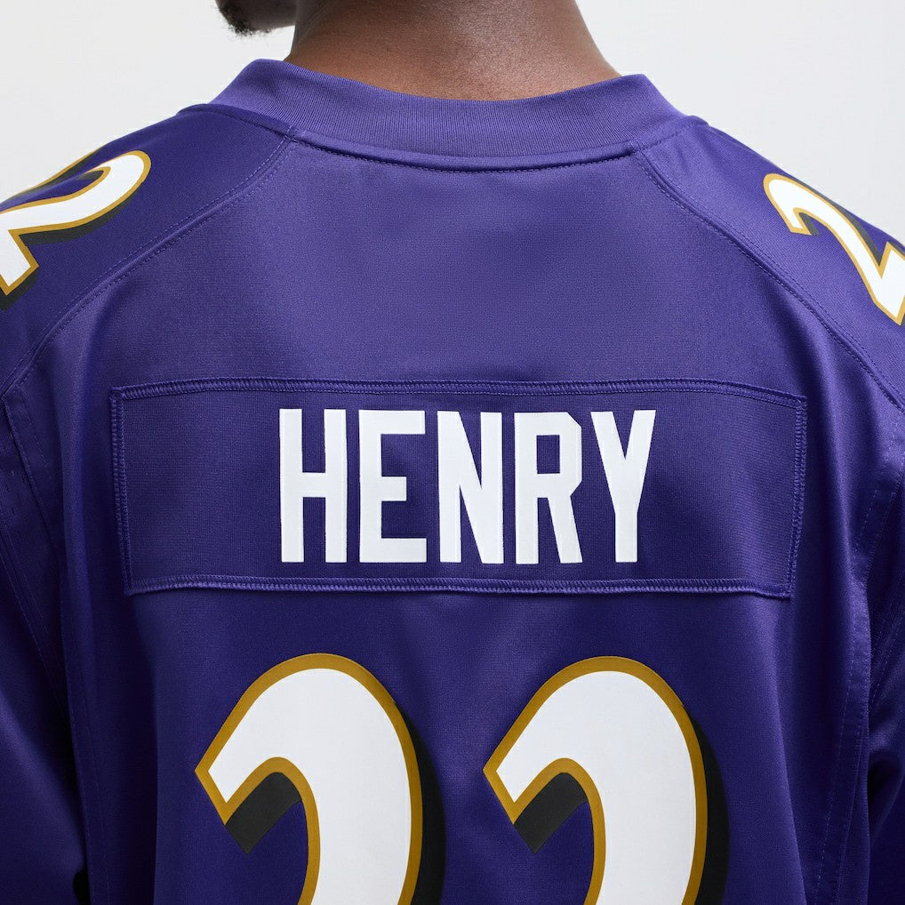 Derrick Henry Baltimore Ravens Game Player Jersey - Purple for sale