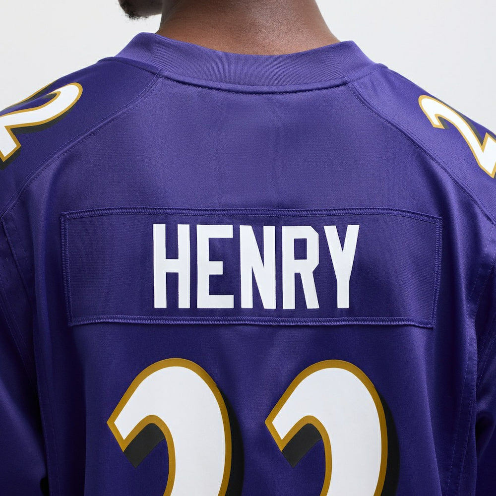 Derrick Henry Baltimore Ravens Game Player Jersey - Purple for sale