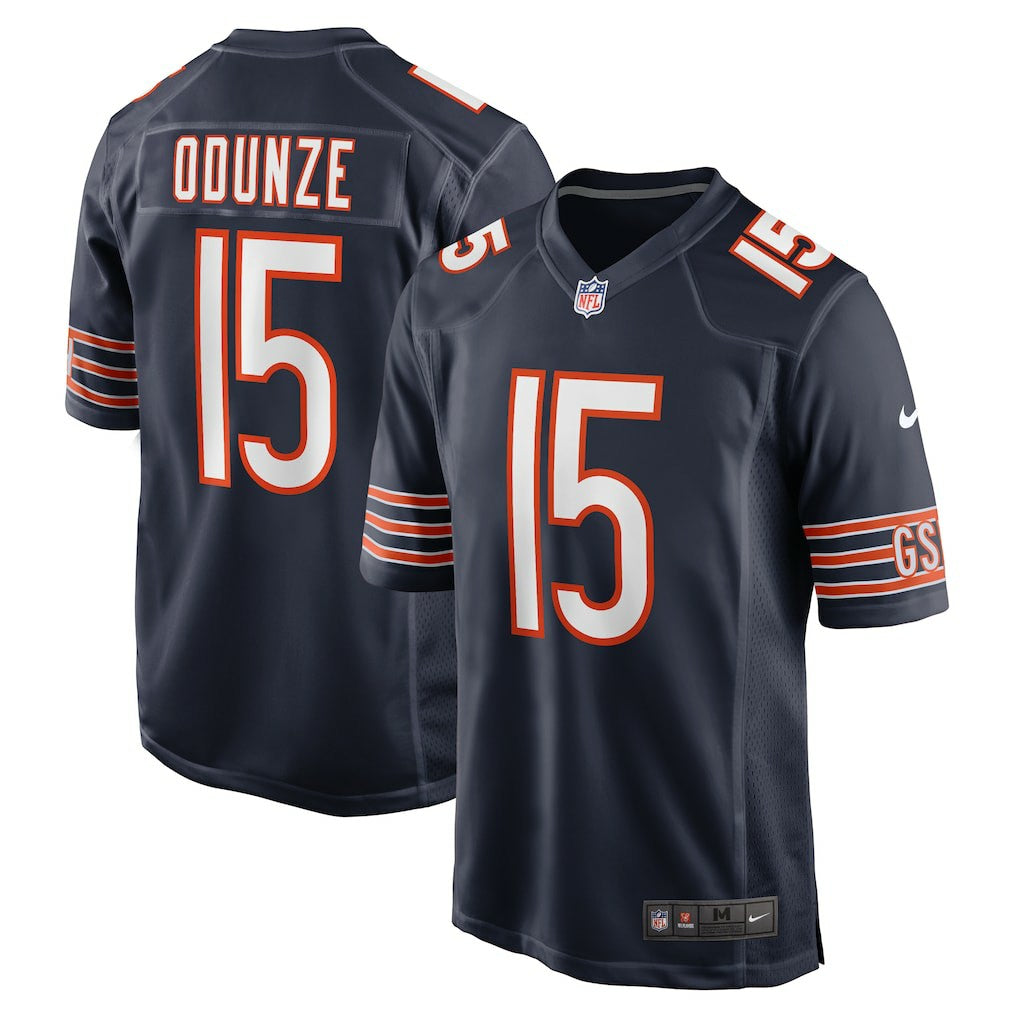 Rome Odunze Chicago Bears Player Game Jersey - Navy on sale
