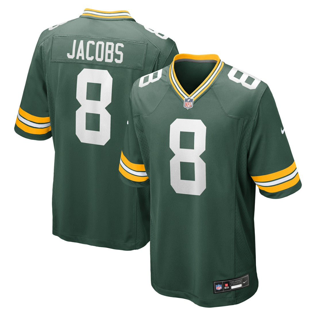 Josh Jacobs Green Bay Packers Team Game Jersey - Green on sale