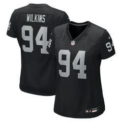 Christian Wilkins Las Vegas Raiders Women's Team Game Jersey - Black discount
