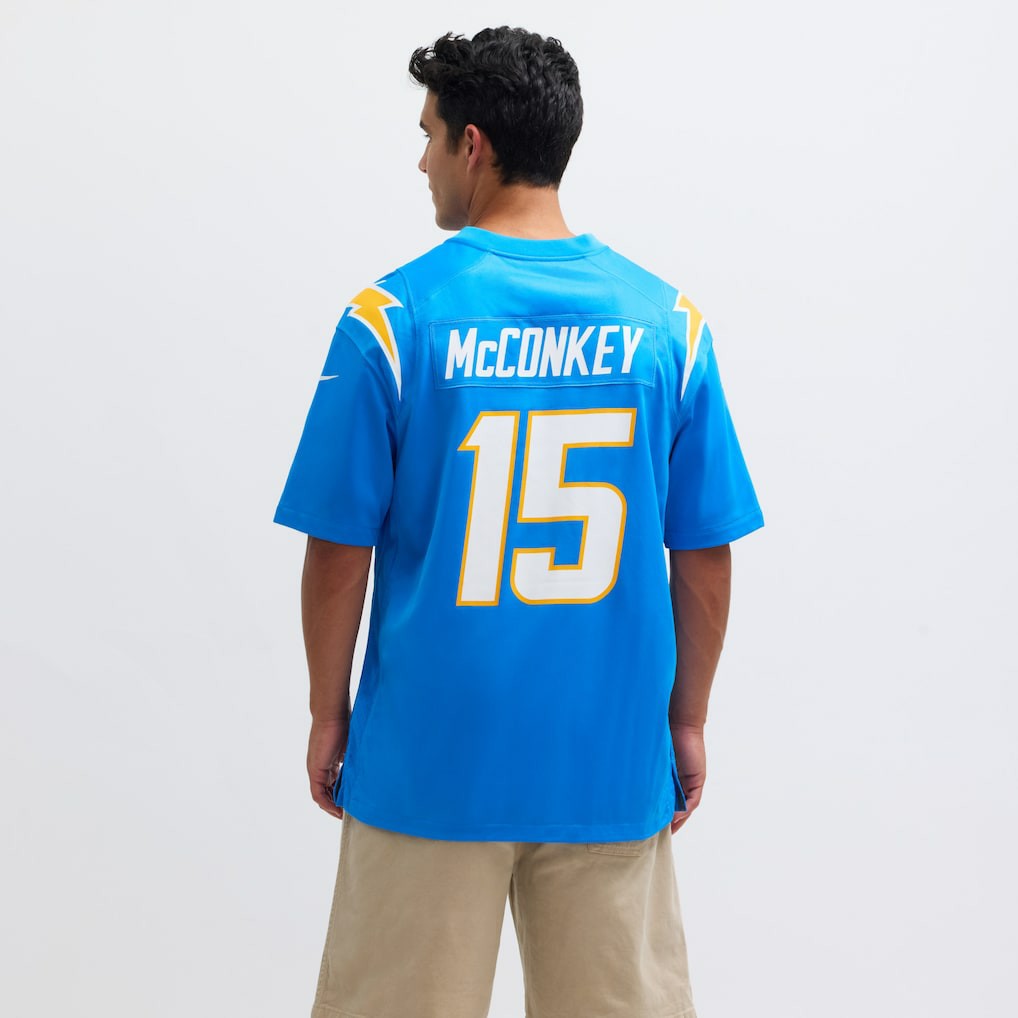 Ladd McConkey Los Angeles Chargers Player Game Jersey - Powder Blue online