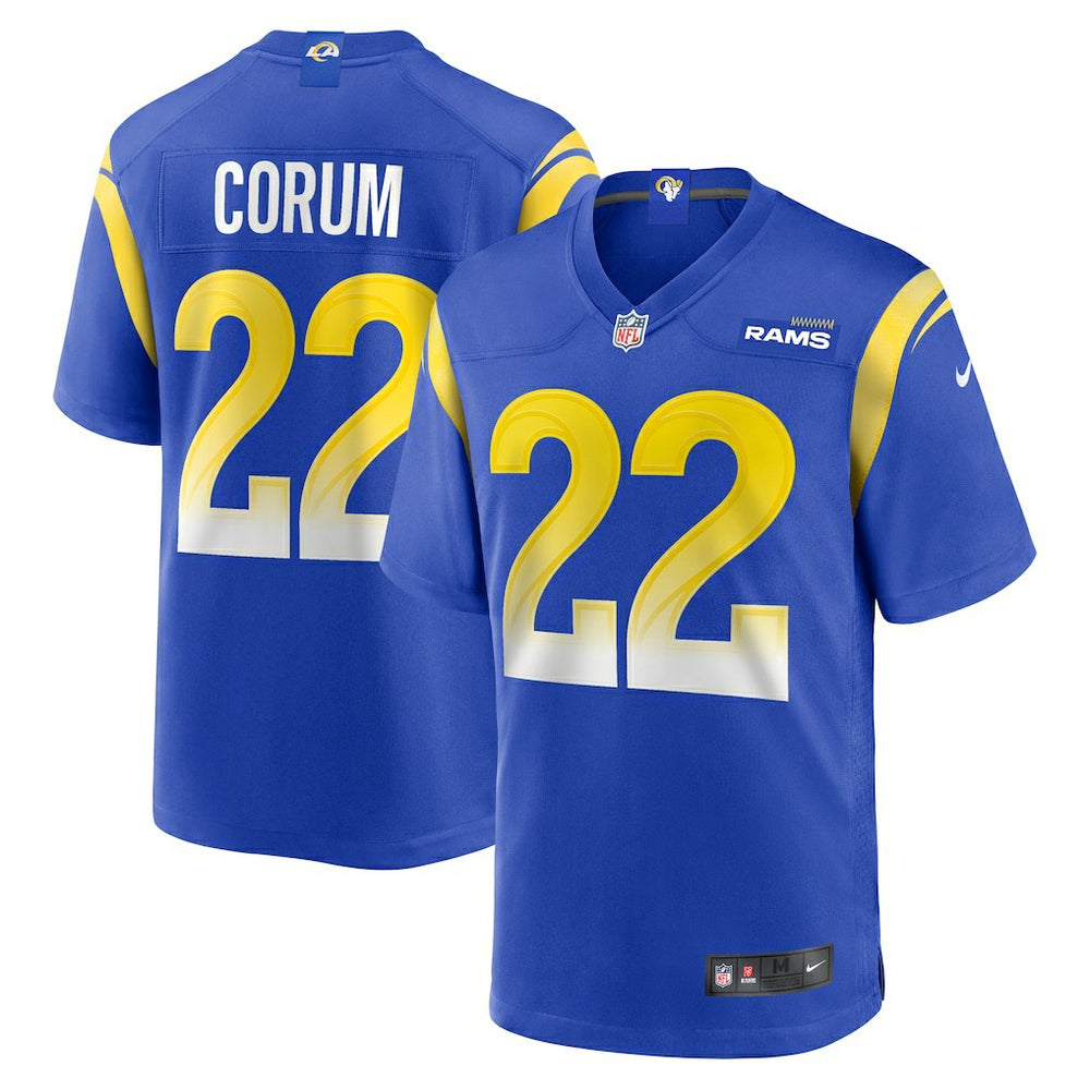 Blake Corum Los Angeles Rams Game Player Jersey - Royal cheap