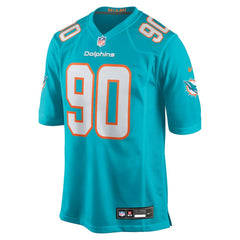 Kenneth Grant Miami Dolphins 2025 NFL Draft First Round Pick Game Jersey - Aqua on sale
