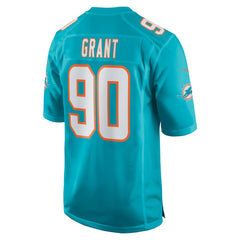Kenneth Grant Miami Dolphins 2025 NFL Draft First Round Pick Game Jersey - Aqua on sale