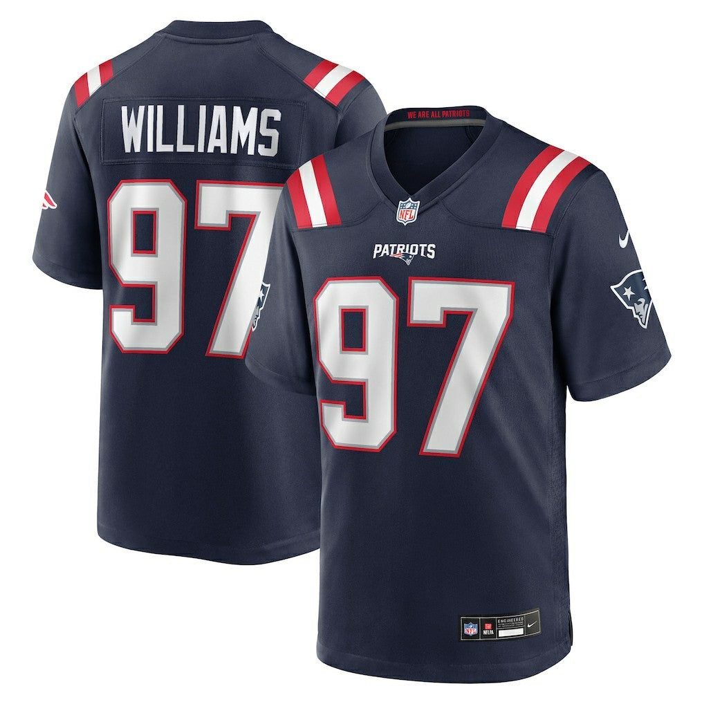 Milton Williams New England Patriots Game Player Jersey - Navy discount