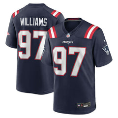Milton Williams New England Patriots Game Player Jersey - Navy discount