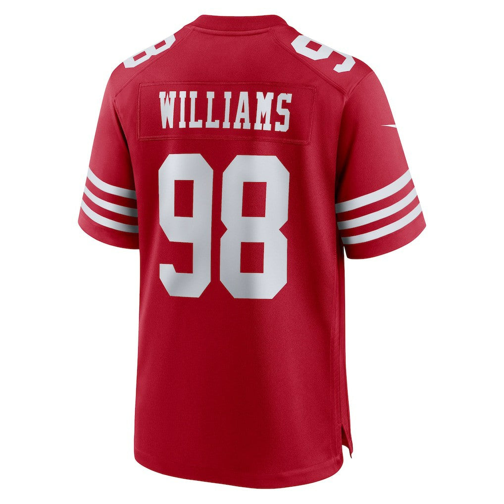 Mykel Williams San Francisco 49ers 2025 NFL Draft First Round Pick Game Jersey - Scarlet for sale