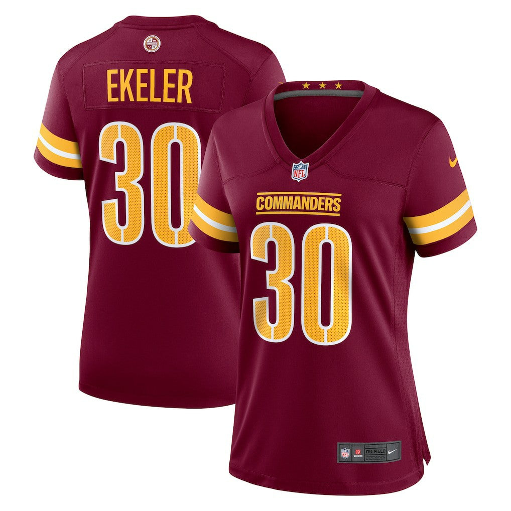 Austin Ekeler Washington Commanders Women's Game Player Jersey - Burgundy on sale