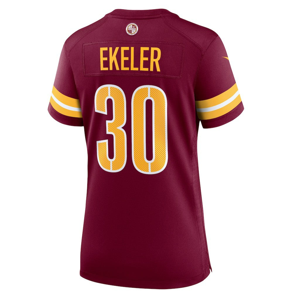 Austin Ekeler Washington Commanders Women's Game Player Jersey - Burgundy on sale
