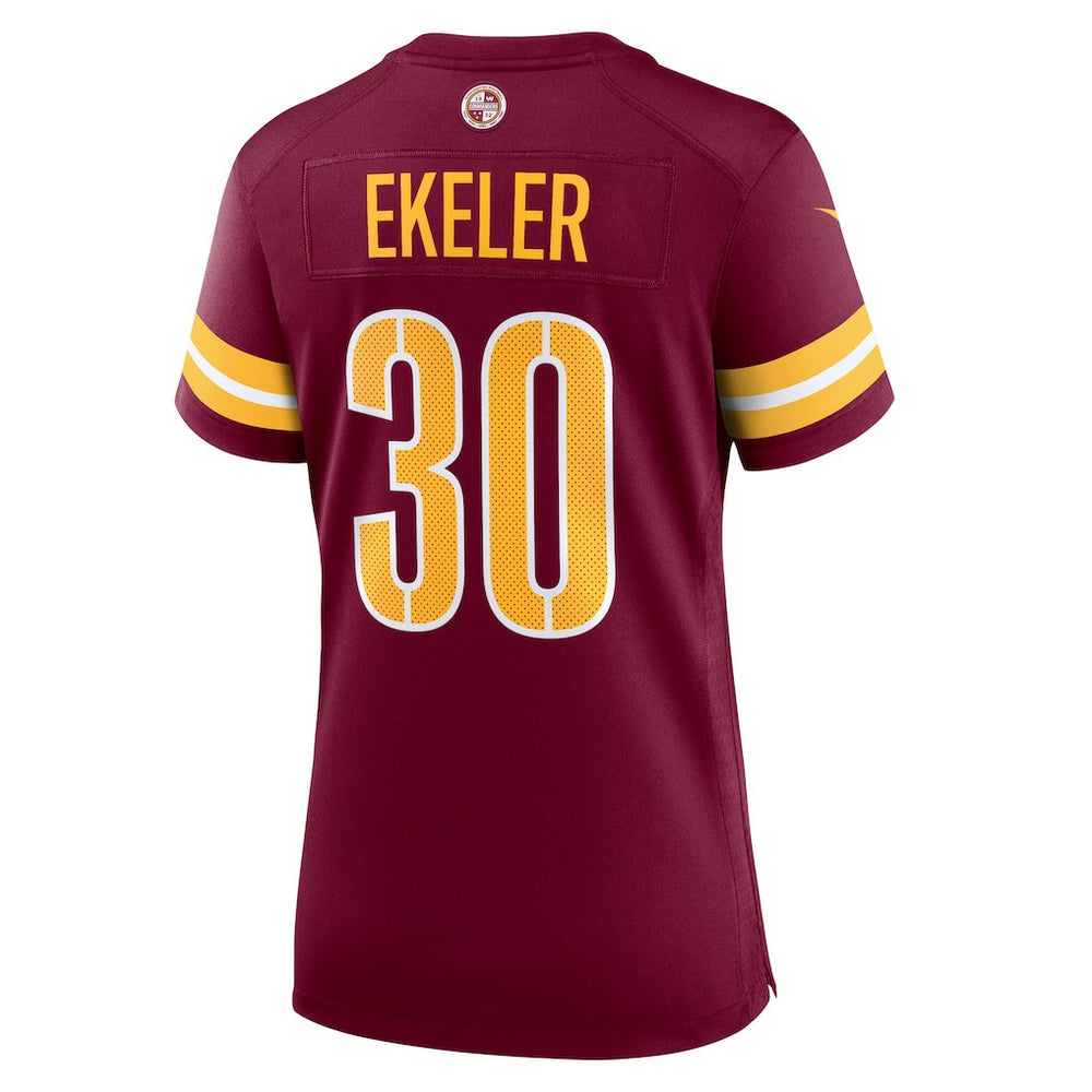 Austin Ekeler Washington Commanders Women's Game Player Jersey - Burgundy on sale
