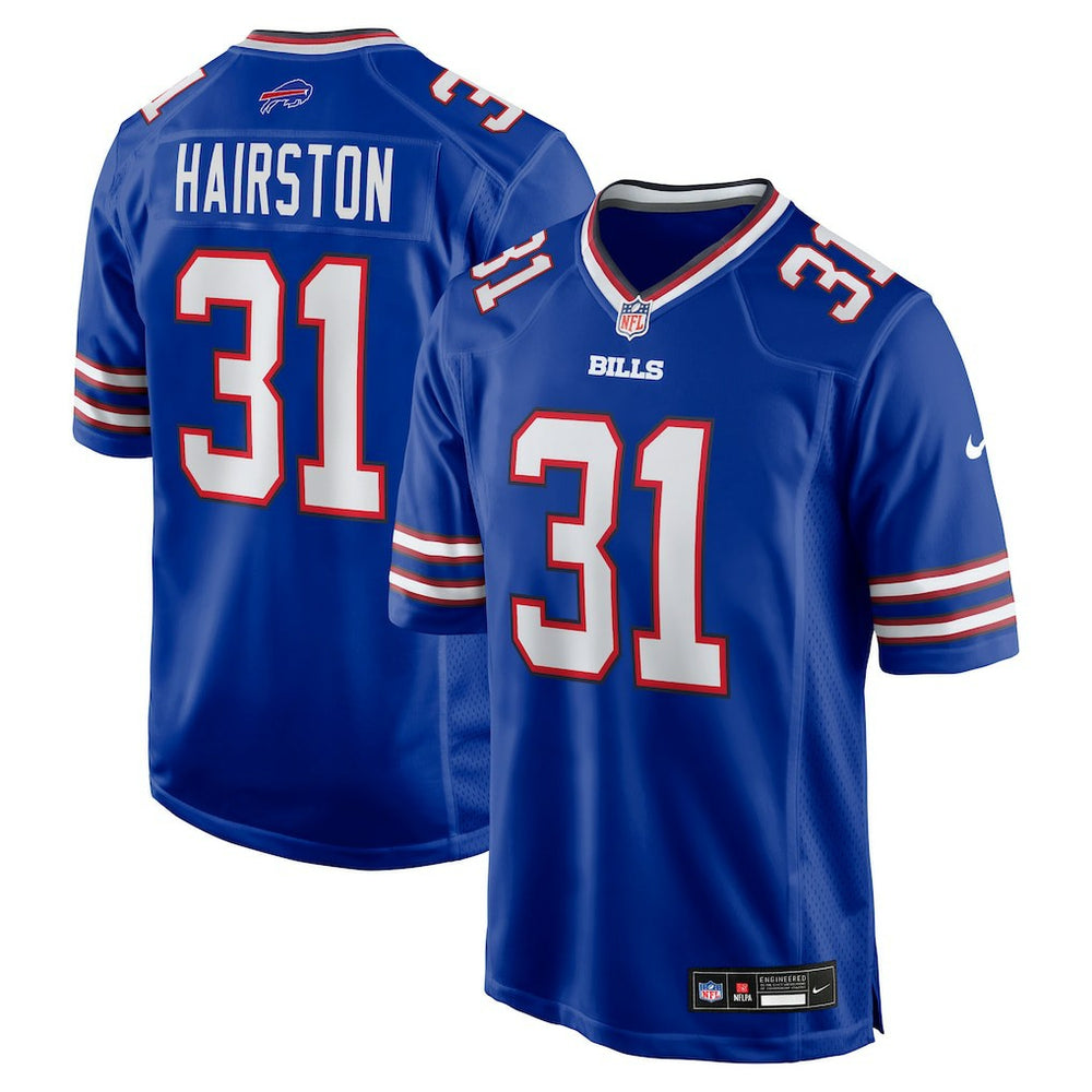 Maxwell Hairston Buffalo Bills 2025 NFL Draft First Round Pick Game Jersey - Royal cheap