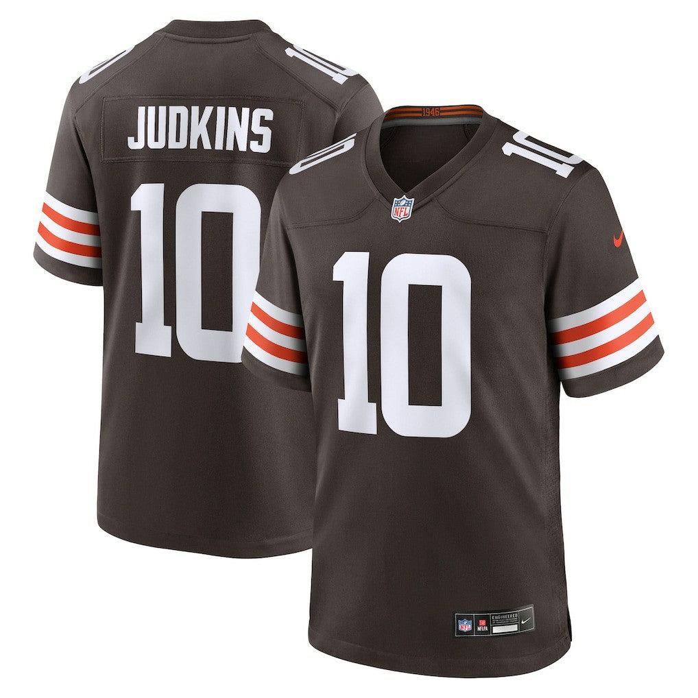 Quinshon Judkins Cleveland Browns 2025 NFL Draft Game Jersey - Brown for sale