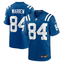 Tyler Warren Indianapolis Colts 2025 NFL Draft First Round Pick Game Jersey - Royal on sale