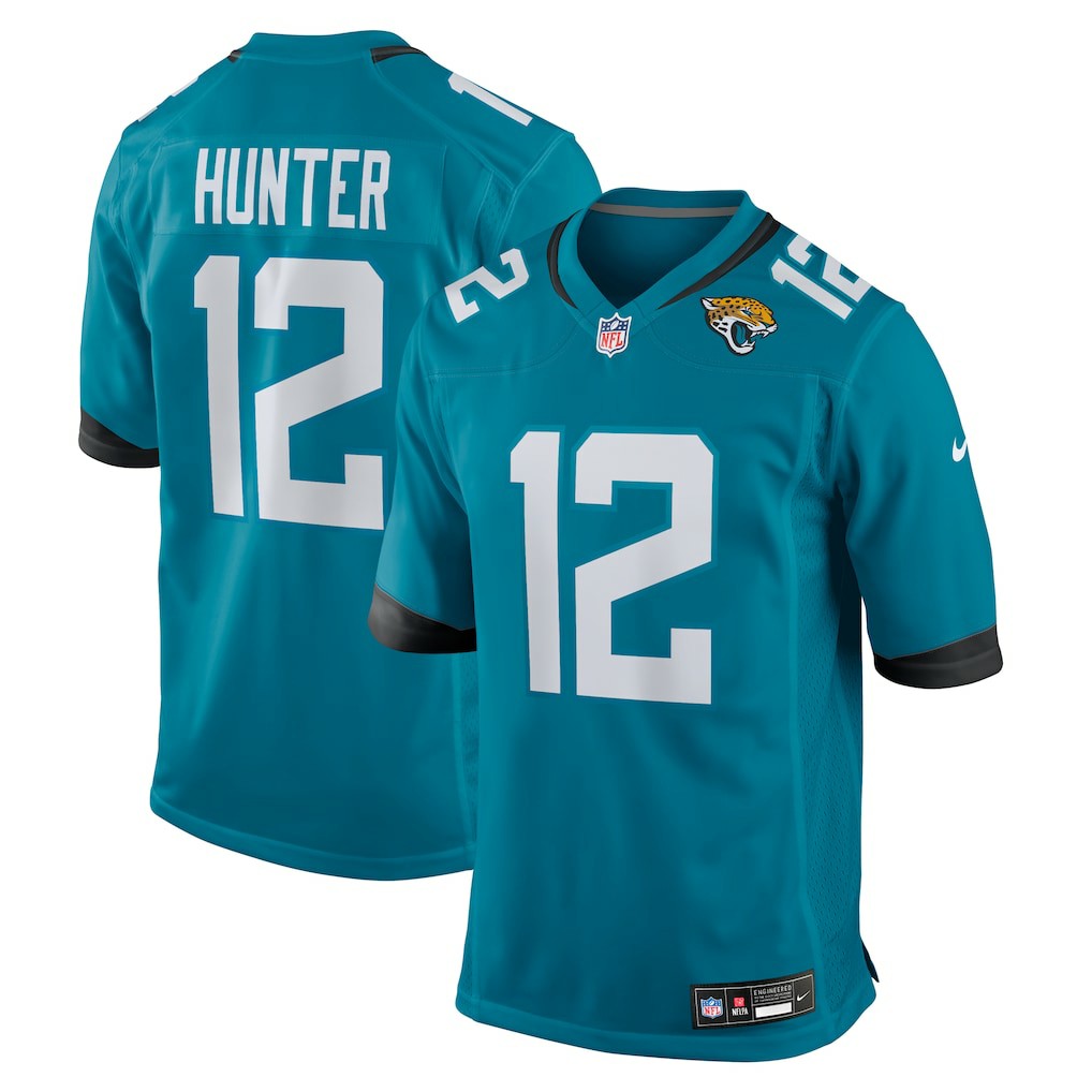 Travis Hunter Jacksonville Jaguars 2025 NFL Draft First Round Pick Game Jersey - Teal online