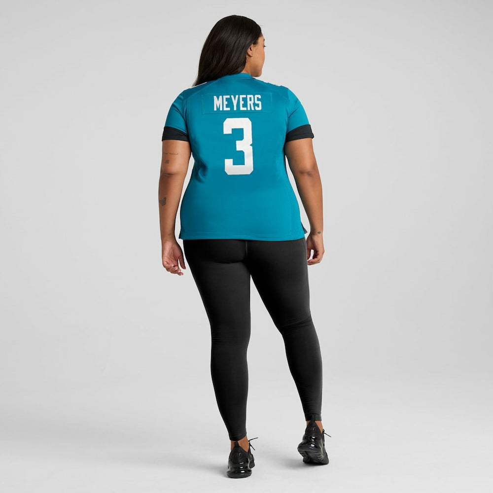 Jakobi Meyers Jacksonville Jaguars Women's Team Game Jersey - Teal online