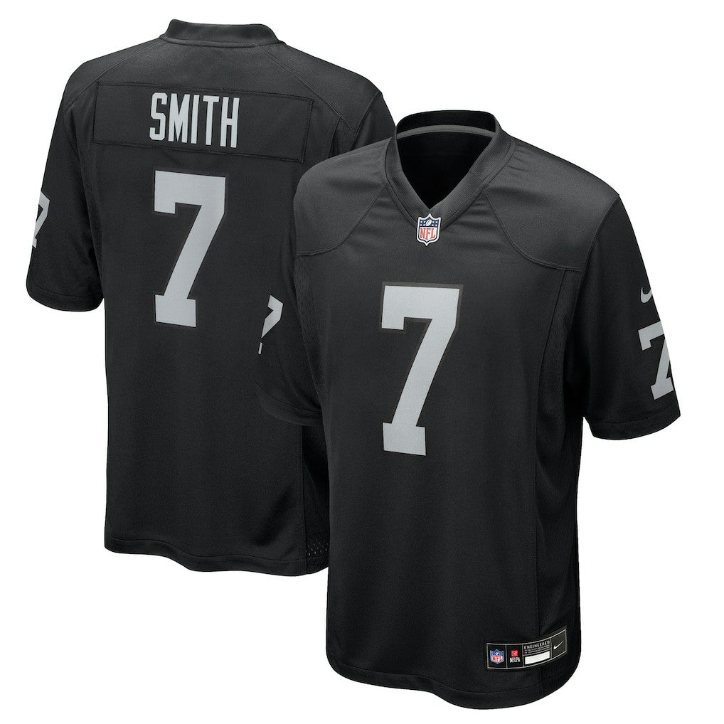 Geno Smith Las Vegas Raiders Game Player Jersey - Black outlet
