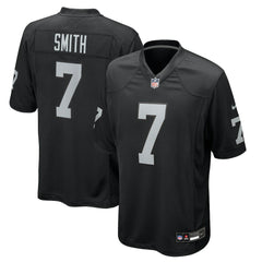 Geno Smith Las Vegas Raiders Game Player Jersey - Black outlet