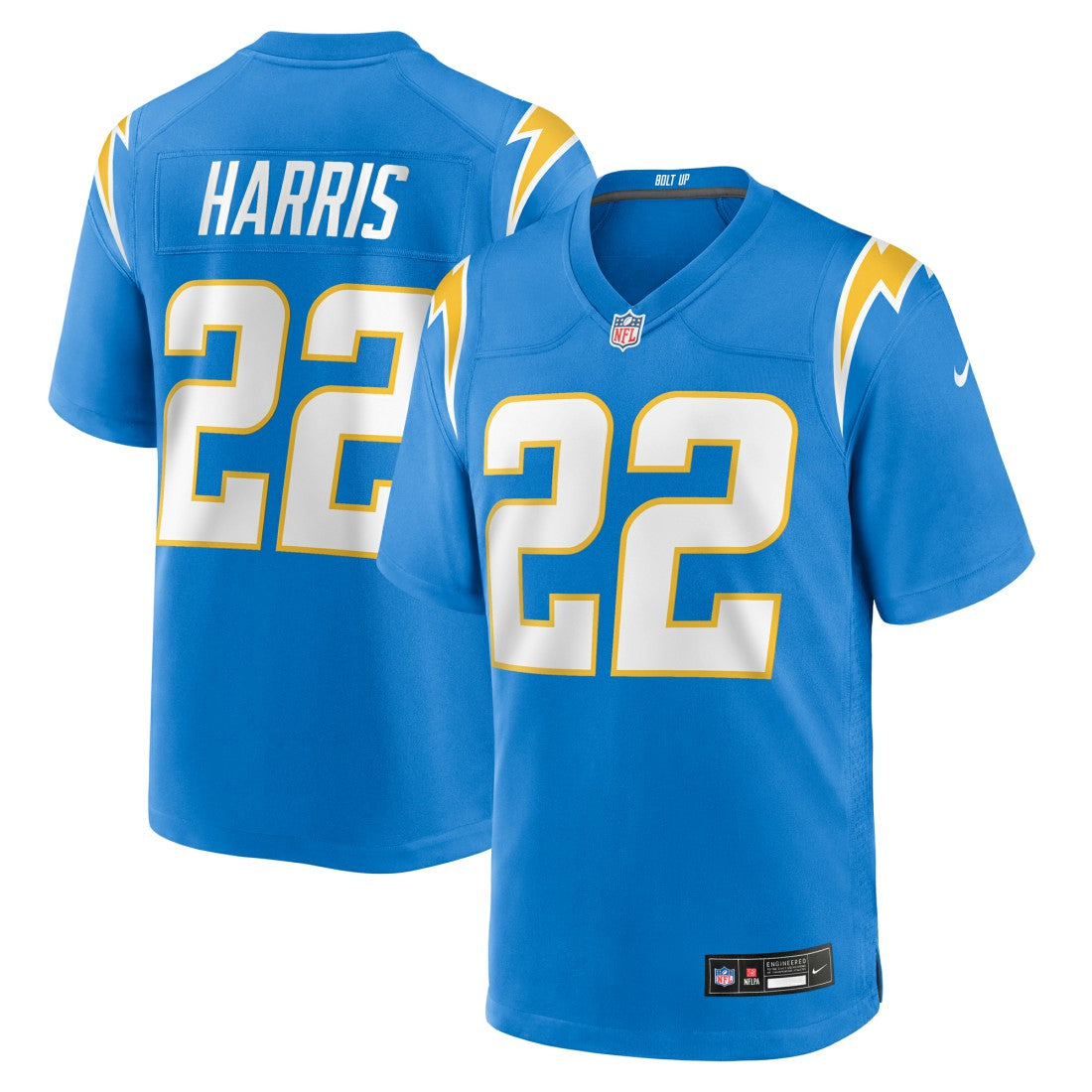 Najee Harris Los Angeles Chargers Game Player Jersey - Powder Blue outlet