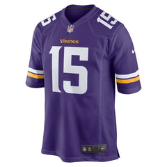 Dallas Turner Minnesota Vikings Player Game Jersey - Purple on sale