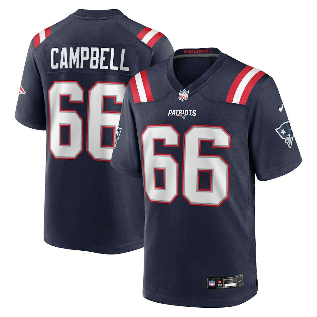 Will Campbell New England Patriots 2025 NFL Draft First Round Pick Game Jersey - Navy cheap