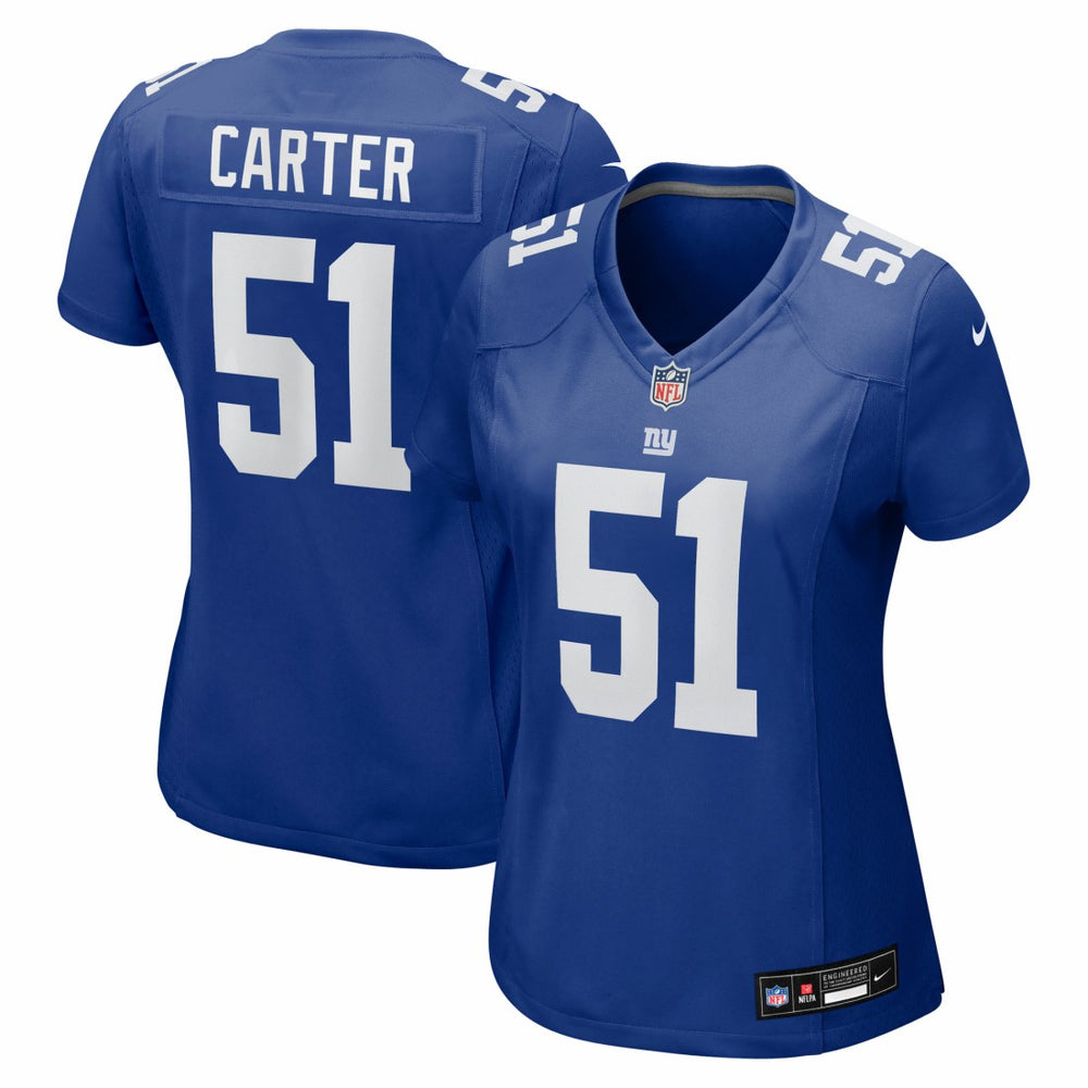 Abdul Carter New York Giants Women's First Round Pick Game Jersey - Royal for sale