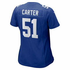 Abdul Carter New York Giants Women's First Round Pick Game Jersey - Royal for sale