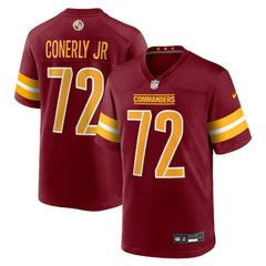 Josh Conerly Jr. Washington Commanders 2025 NFL Draft First Round Pick Game Jersey - Burgundy cheap
