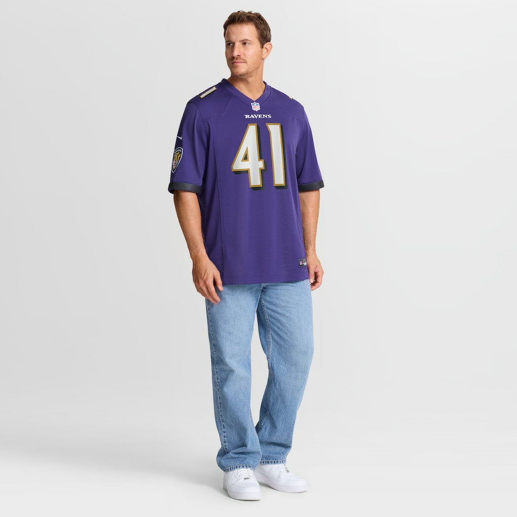 Dre'Mont Jones Baltimore Ravens Team Game Jersey - Purple for sale
